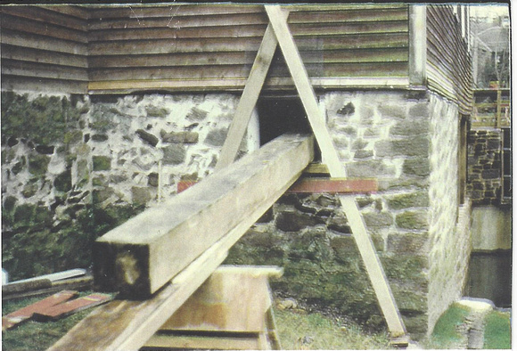 Photo_Kirby's Mill new support beam