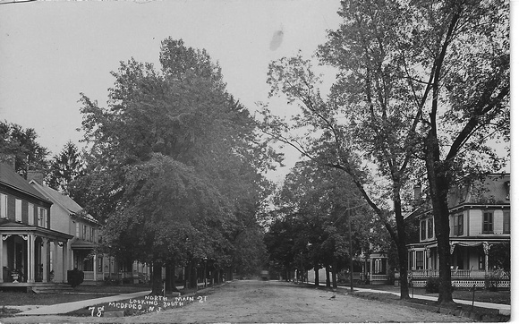 Photo_Postcard_N. Main Street, Looking S from Branch St.